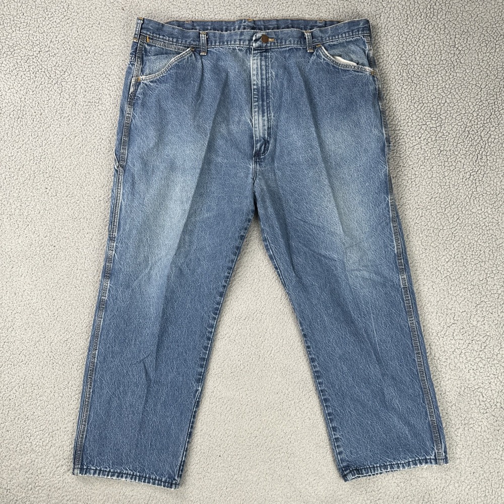 Vtg Big Ben Carpenter Jeans Men 44x26* Blue Workwear Made in USA 5RO9MDZ